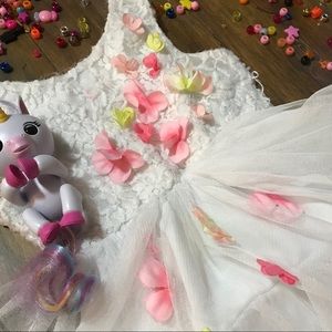 Lily dress with flowers and tulle size 5